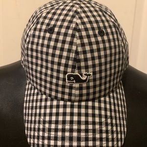 Vineyard Vines tiny gingham baseball hat